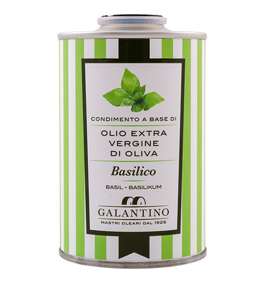 Olivenwürzöl mit Basilikum